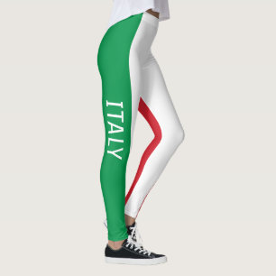 Italienischer Flaggenstil Leggings