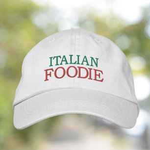 Italienischer Foodie lustig Bestickte Baseballkappe