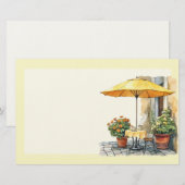 Italienischer Frühling Clipart Briefpapier (Vorne/Hinten)