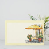 Italienischer Frühling Clipart Briefpapier (Stehend Vorderseite)