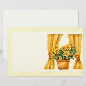 Italienischer Frühling Clipart Briefpapier (Vorne/Hinten)