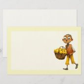 Italienischer Frühling Clipart Briefpapier (Vorne/Hinten)