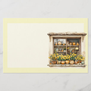 Italienischer Frühling Clipart Briefpapier