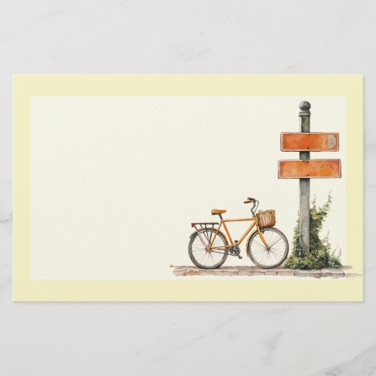 Italienischer Frühling Clipart Briefpapier (Vorderseite)