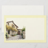 Italienischer Frühling Clipart Briefpapier (Vorne/Hinten)
