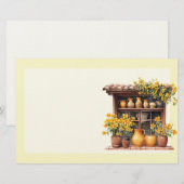 Italienischer Frühling Clipart Briefpapier (Vorne/Hinten)