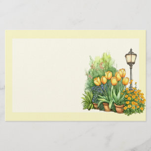 Italienischer Frühling Clipart Briefpapier
