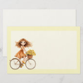 Italienischer Frühling Clipart Briefpapier (Vorne/Hinten)