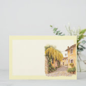 Italienischer Frühling Clipart Briefpapier (Stehend Vorderseite)