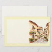 Italienischer Frühling Clipart Briefpapier (Vorne/Hinten)