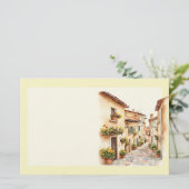 Italienischer Frühling Clipart Briefpapier (Stehend Vorderseite)