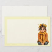 Italienischer Frühling Clipart Briefpapier (Vorne/Hinten)