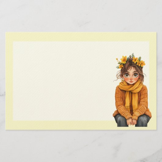 Italienischer Frühling Clipart Briefpapier (Vorderseite)