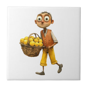 Italienischer Frühling Clipart Fliese