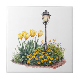 Italienischer Frühling Clipart Fliese