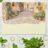 Italienischer Frühling Clipart Geschirrtuch (Gefaltet)
