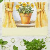 Italienischer Frühling Clipart Geschirrtuch (Gefaltet)