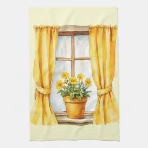 Italienischer Frühling Clipart Geschirrtuch