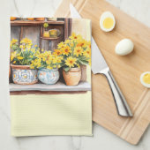 Italienischer Frühling Clipart Geschirrtuch (Viertel Falte)