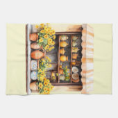 Italienischer Frühling Clipart Geschirrtuch (Horizontal)