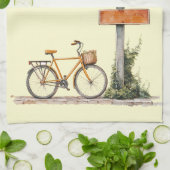 Italienischer Frühling Clipart Geschirrtuch (Gefaltet)