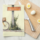 Italienischer Frühling Clipart Geschirrtuch (Viertel Falte)