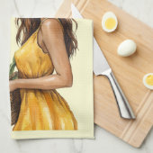 Italienischer Frühling Clipart Geschirrtuch (Viertel Falte)