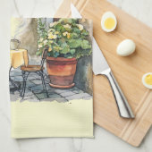 Italienischer Frühling Clipart Geschirrtuch (Viertel Falte)