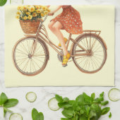 Italienischer Frühling Clipart Geschirrtuch (Gefaltet)