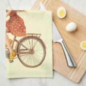 Italienischer Frühling Clipart Geschirrtuch (Viertel Falte)