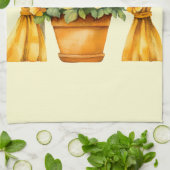Italienischer Frühling Clipart Geschirrtuch (Gefaltet)