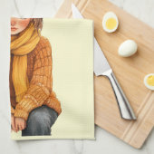 Italienischer Frühling Clipart Geschirrtuch (Viertel Falte)
