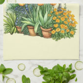 Italienischer Frühling Clipart Geschirrtuch (Gefaltet)