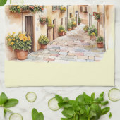 Italienischer Frühling Clipart Geschirrtuch (Gefaltet)