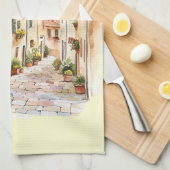 Italienischer Frühling Clipart Geschirrtuch (Viertel Falte)
