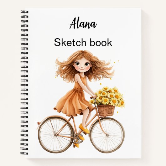 Italienischer Frühling Clipart Notizblock (Vorderseite)