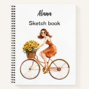 Italienischer Frühling Clipart Notizblock