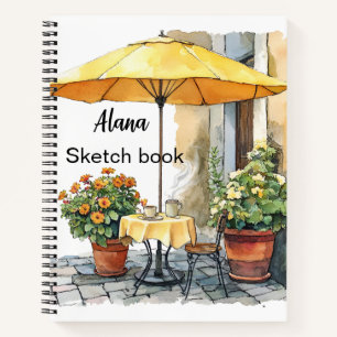 Italienischer Frühling Clipart Notizblock