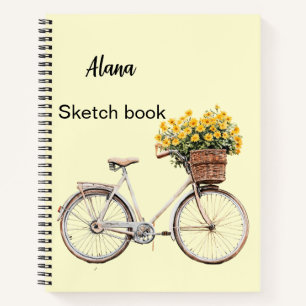 Italienischer Frühling Clipart Notizblock