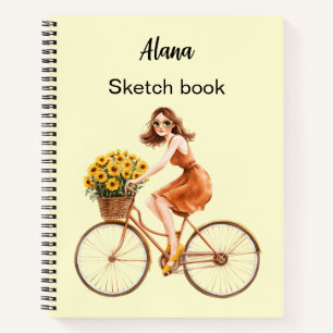 Italienischer Frühling Clipart Notizblock