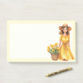 Italienischer Frühling Clipart Post-it Klebezettel (Auf Schreibtisch)