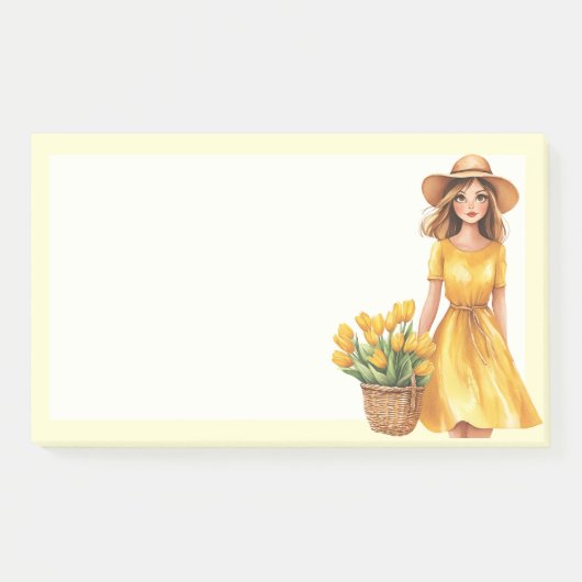 Italienischer Frühling Clipart Post-it Klebezettel (Vorderseite)