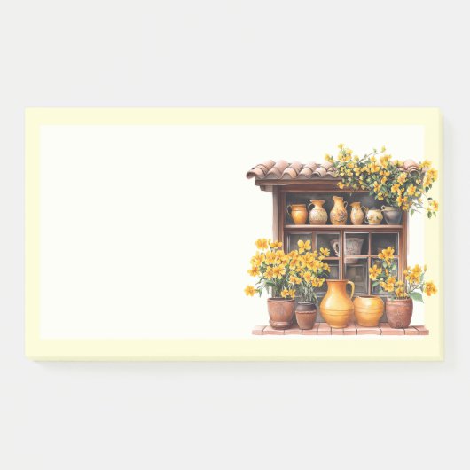 Italienischer Frühling Clipart Post-it Klebezettel (Vorderseite)