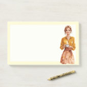 Italienischer Frühling Clipart Post-it Klebezettel (Auf Schreibtisch)