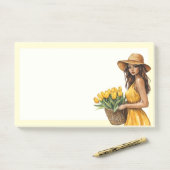 Italienischer Frühling Clipart Post-it Klebezettel (Auf Schreibtisch)