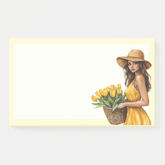Italienischer Frühling Clipart Post-it Klebezettel (Vorderseite)