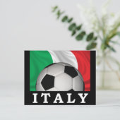 Italienischer Fußball Postkarte (Stehend Vorderseite)