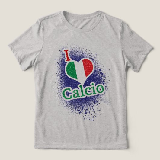 Italienischer Fußballfußball-T - Shirt (Design Vorderseite)