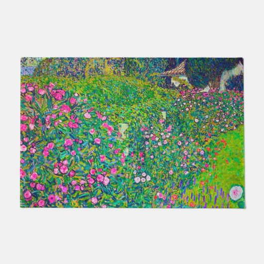 Italienischer Garten, Gustav Klimt Fußmatte (Vorderseite)