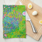 Italienischer Garten, Gustav Klimt Geschirrtuch (Viertel Falte)